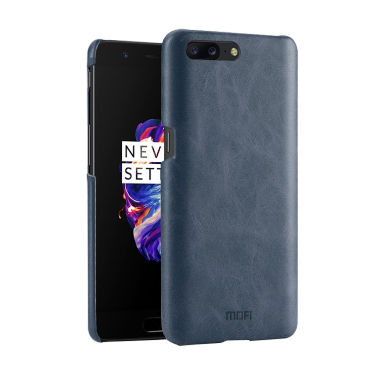 MOFI for OnePlus 5 Crazy Horse Texture Leather Surface PC Protective Case Back Cover