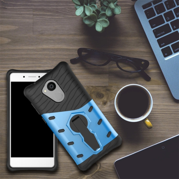 For Huawei Honor 6C Shock-Resistant 360 Degree Spin Sniper Hybrid cover TPU + PC Combination Case with Holder