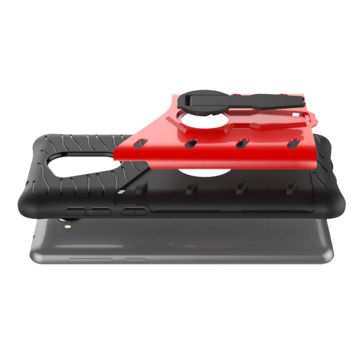 For Huawei Honor 6C Shock-Resistant 360 Degree Spin Sniper Hybrid cover TPU + PC Combination Case with Holder