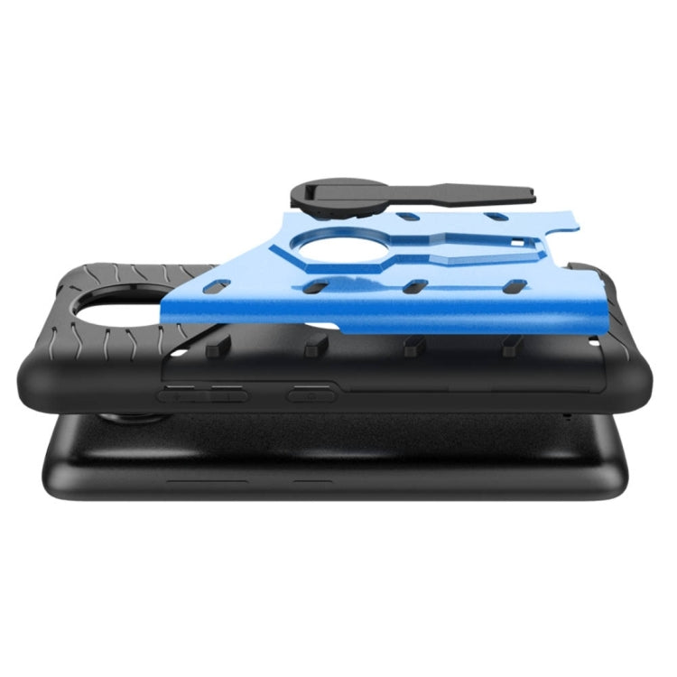 For Motorola Moto C Plus Shock-Resistant 360 Degree Spin Sniper Hybrid Cover TPU + PC Combination Case with Holder