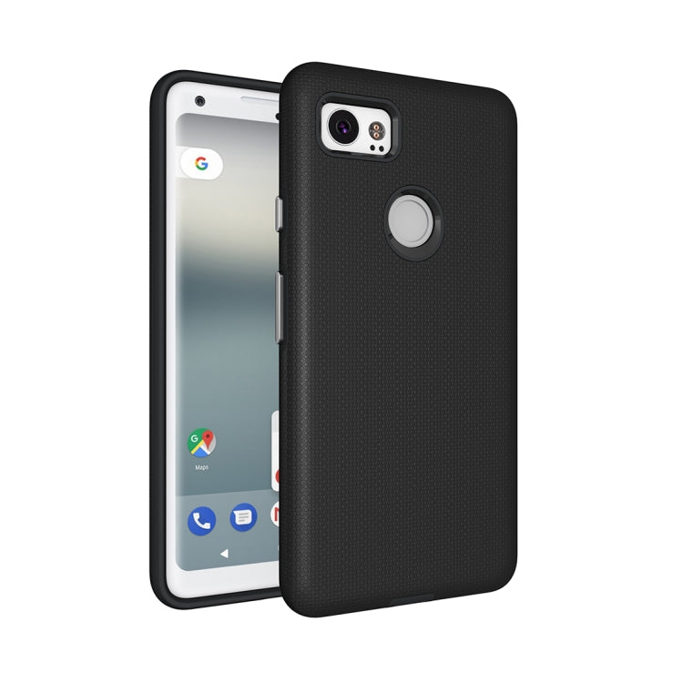 For Google Pixel 2 XL Anti-slip Armor Texture TPU + PC Protective Case Back Cover Shell