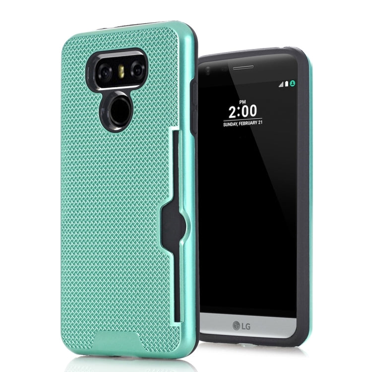 For LG G6 Dream Network Dropproof Protective Back Cover Case with Card Slots