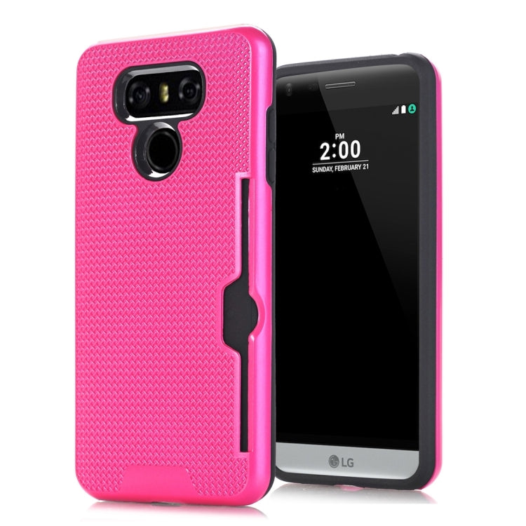 For LG G6 Dream Network Dropproof Protective Back Cover Case with Card Slots
