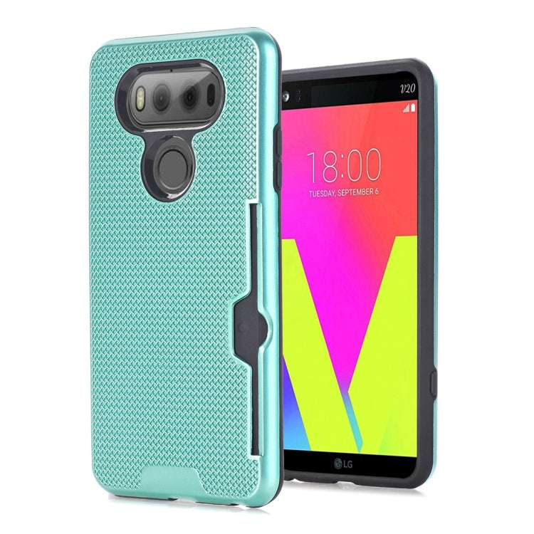 For LG V20 Dream Network Dropproof Protective Back Cover Case with Card Slots