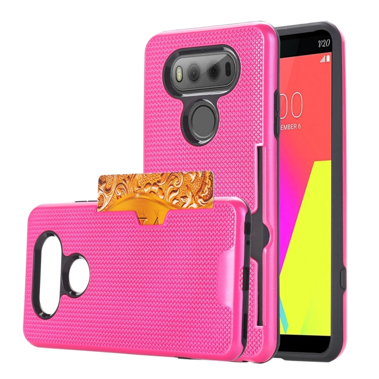 For LG V20 Dream Network Dropproof Protective Back Cover Case with Card Slots