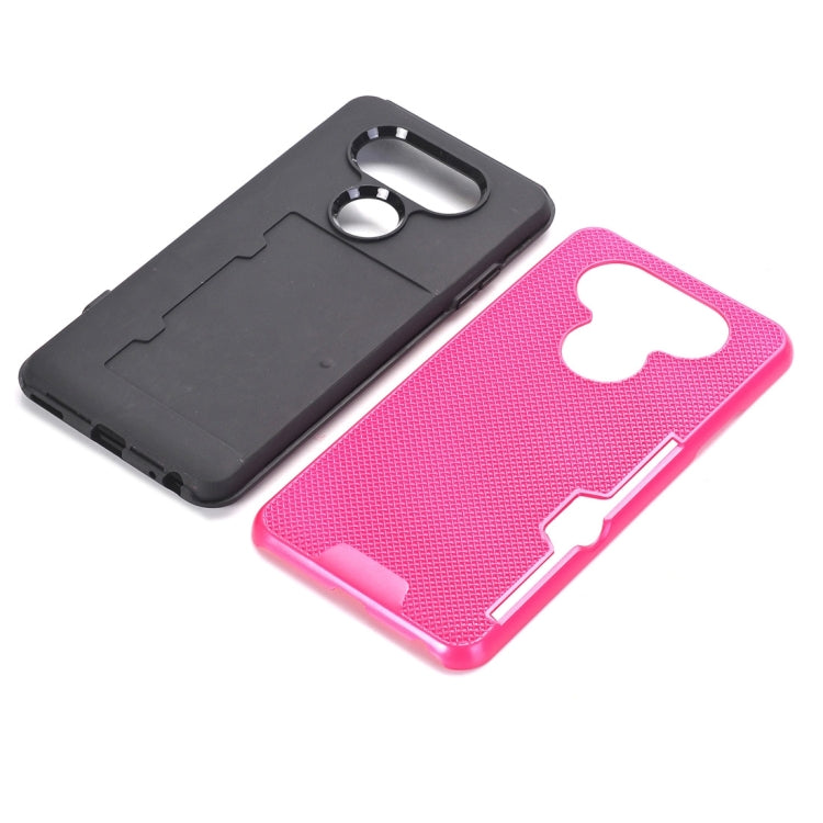 For LG V20 Dream Network Dropproof Protective Back Cover Case with Card Slots