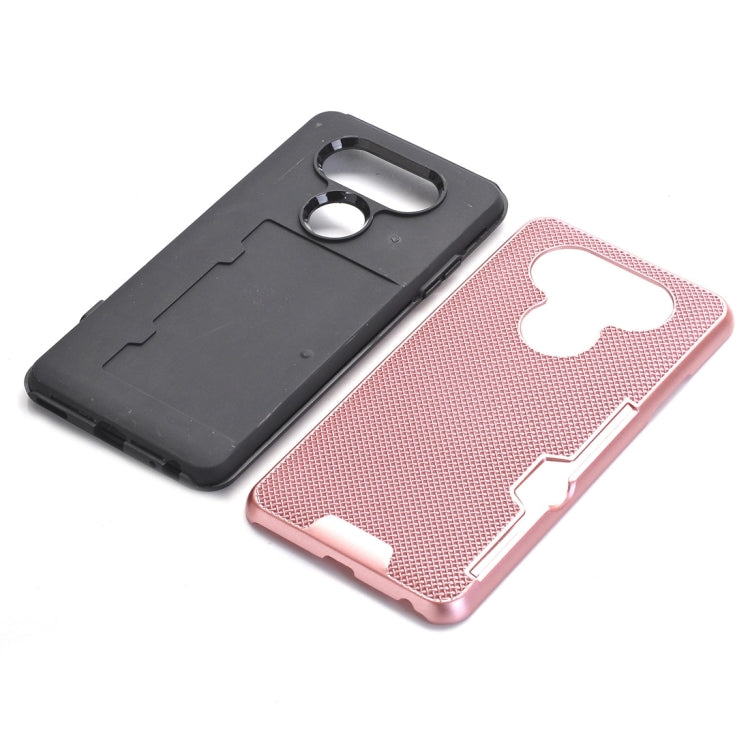 For LG V20 Dream Network Dropproof Protective Back Cover Case with Card Slots