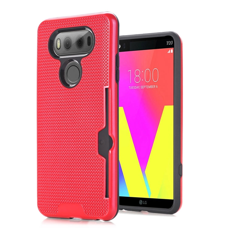 For LG V20 Dream Network Dropproof Protective Back Cover Case with Card Slots