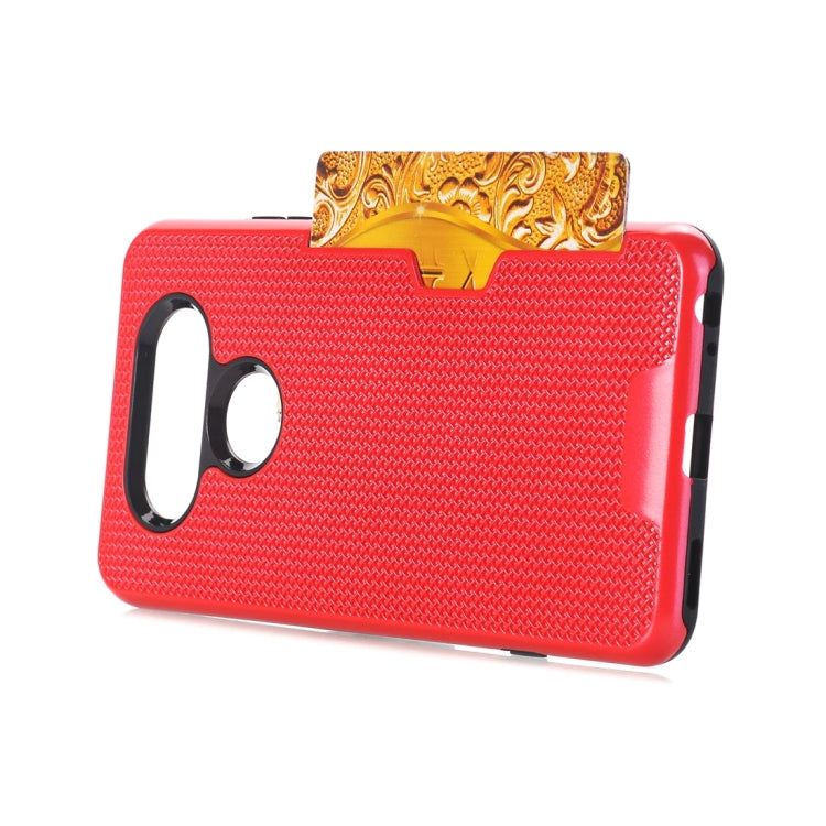 For LG V20 Dream Network Dropproof Protective Back Cover Case with Card Slots