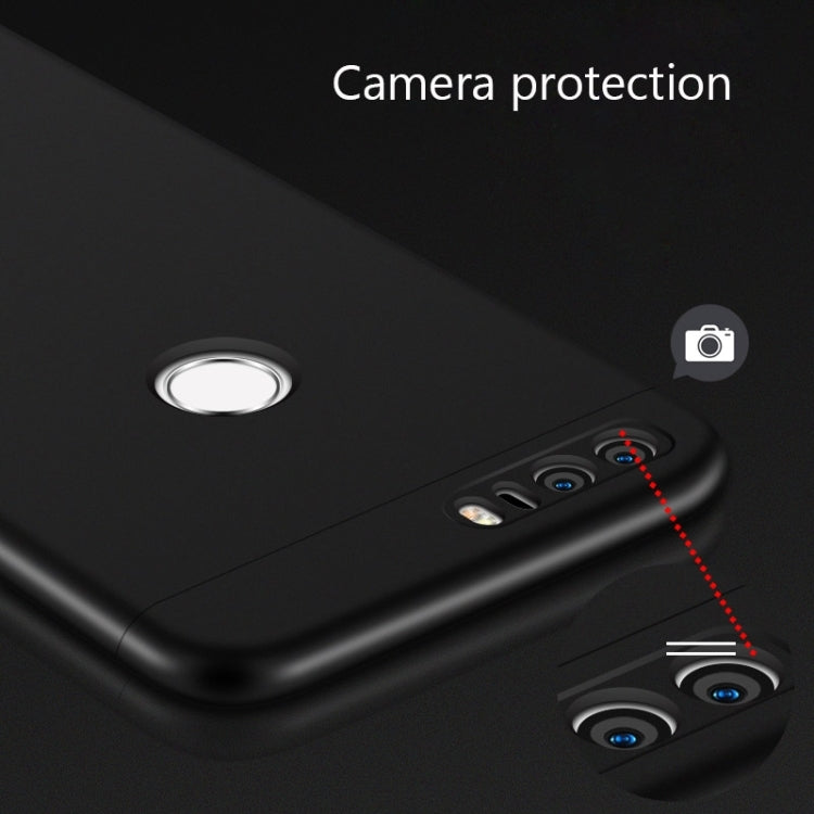 GKK for Huawei Honor 8 PC Three - paragraph Shield 360 Degrees Full Coverage Protective Case Back Cover