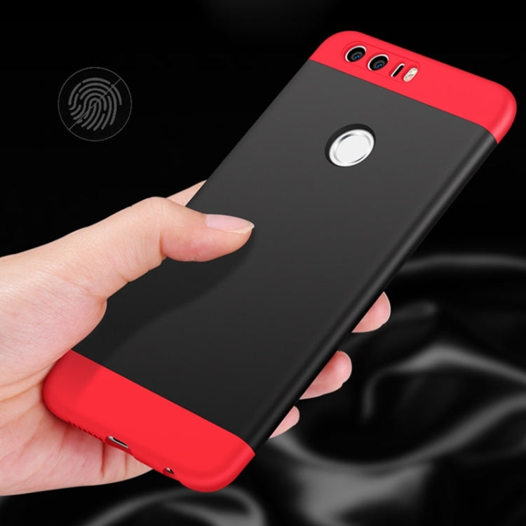 GKK for Huawei Honor 8 PC Three - paragraph Shield 360 Degrees Full Coverage Protective Case Back Cover