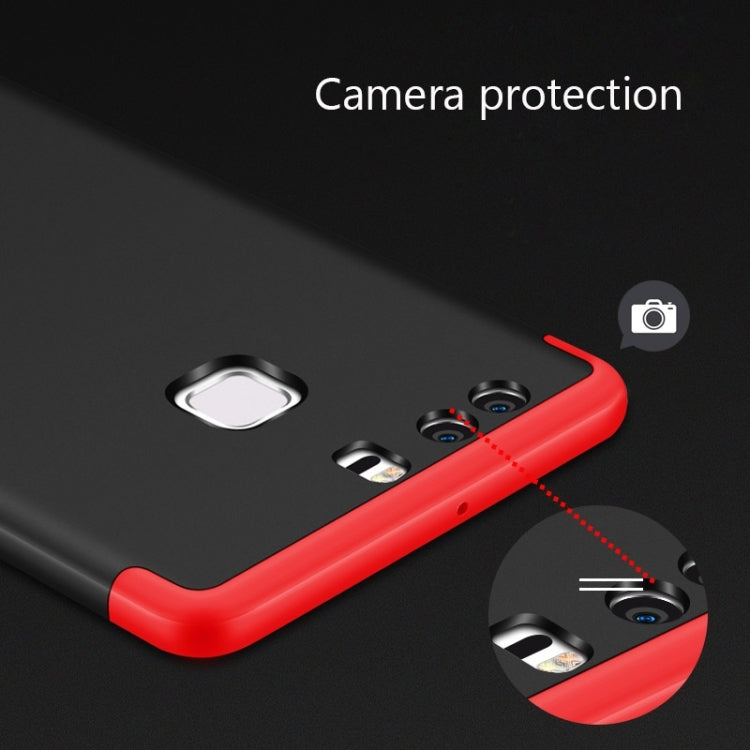 GKK for Huawei P9 PC Three - paragraph Shield 360 Degrees Full Coverage Protective Case Back Cover