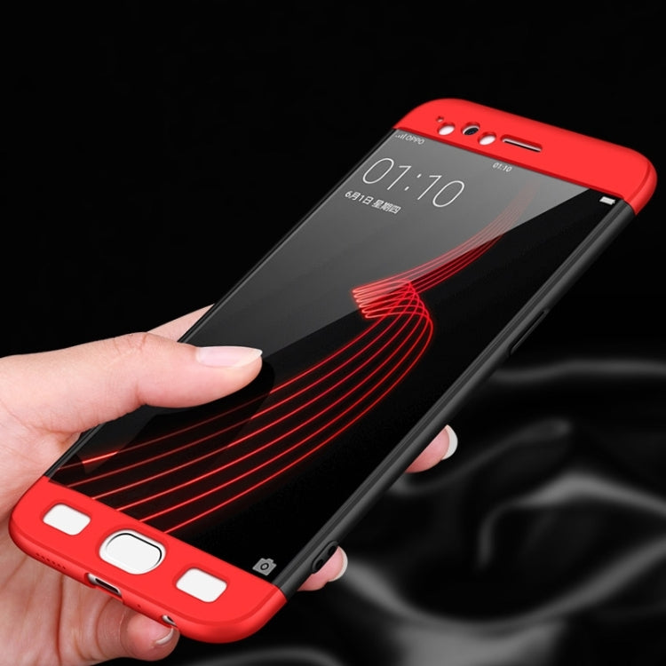 GKK For OPPO R11 PC Three - paragraph Shield 360 Degrees Full Coverage Protective Case Back Cover