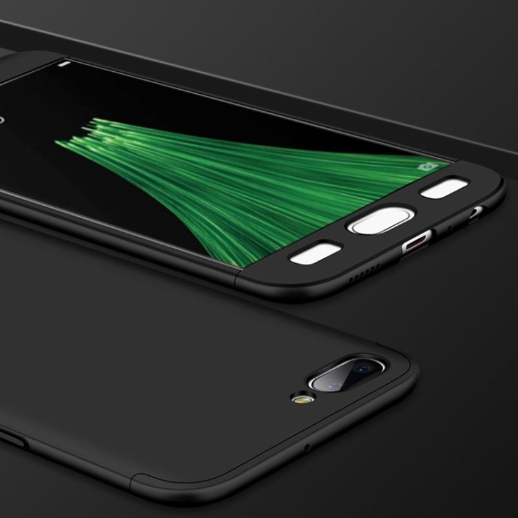 GKK For OPPO R11 PC Three - paragraph Shield 360 Degrees Full Coverage Protective Case Back Cover