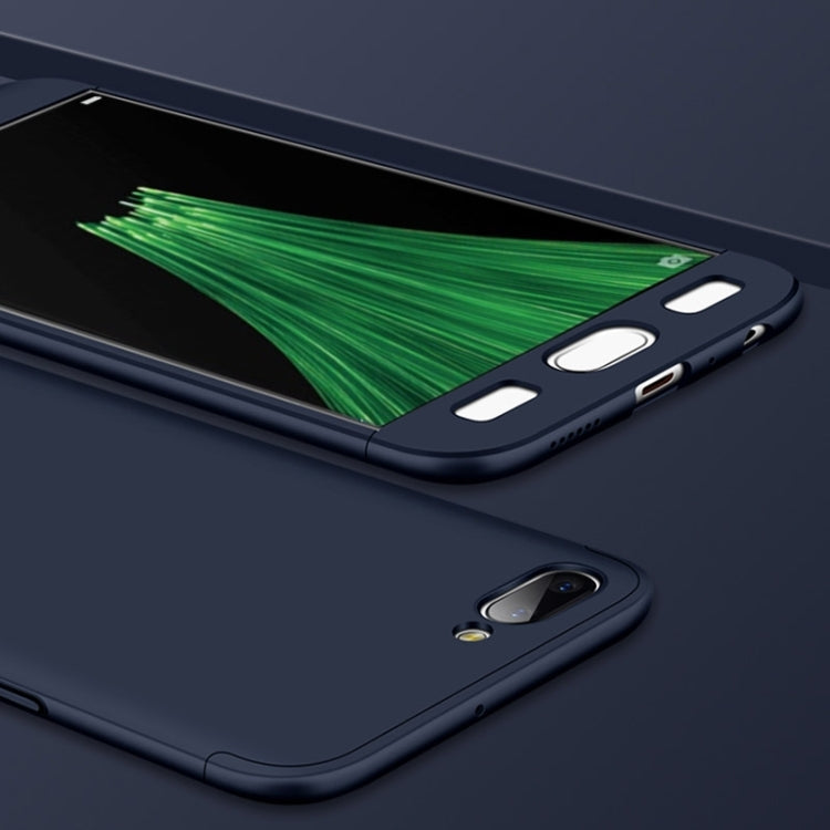 GKK For OPPO R11 PC Three - paragraph Shield 360 Degrees Full Coverage Protective Case Back Cover