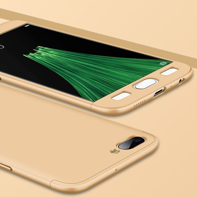 GKK For OPPO R11 PC Three - paragraph Shield 360 Degrees Full Coverage Protective Case Back Cover