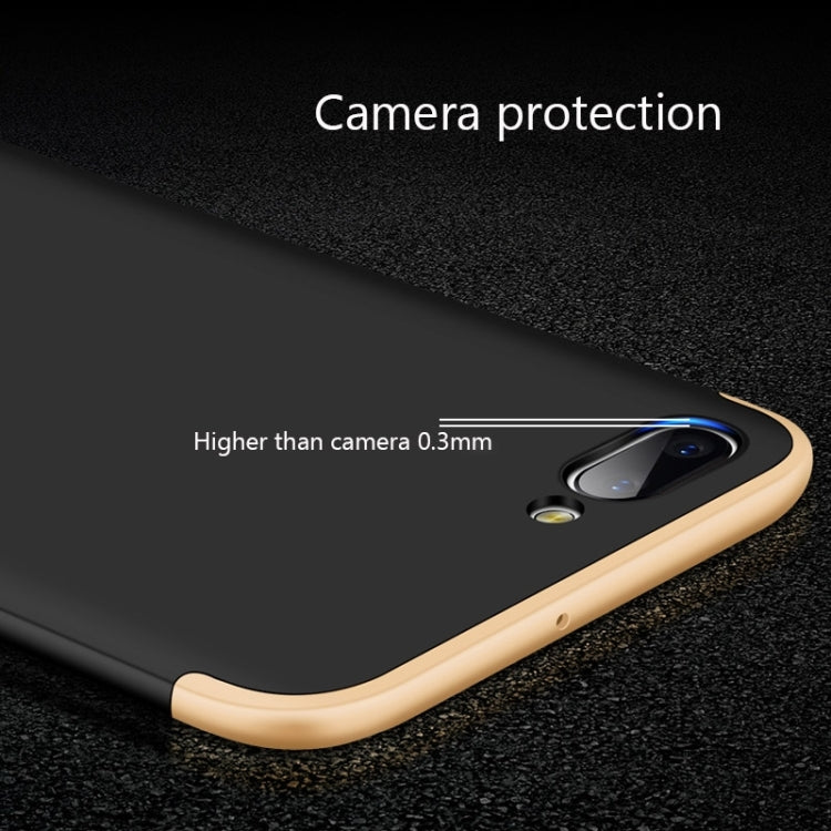 GKK For OPPO R11 PC Three - paragraph Shield 360 Degrees Full Coverage Protective Case Back Cover