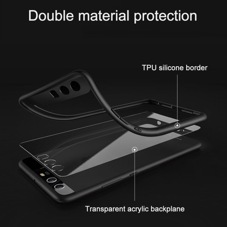 CAFELE for Huawei P10 Plus Ultra-thin TPU + PC Dropproof Clear Back Protective Case Cover