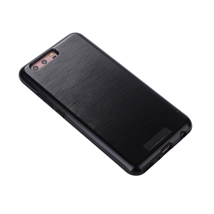 For Huawei P10 Plus Metal Brushed Texture Protective Back Case