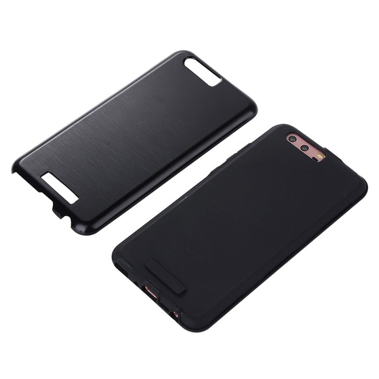 For Huawei P10 Plus Metal Brushed Texture Protective Back Case