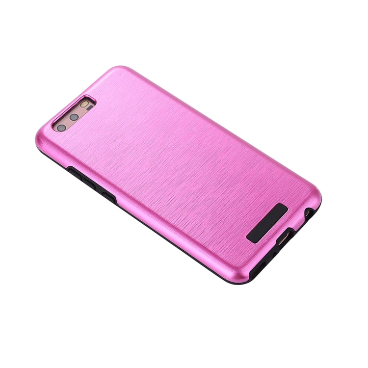 For Huawei P10 Plus Metal Brushed Texture Protective Back Case