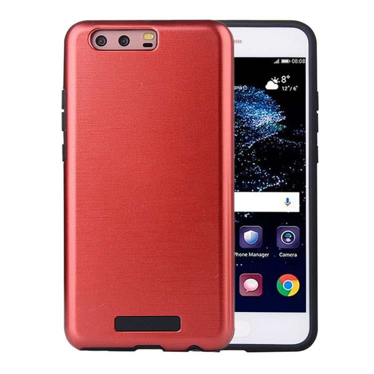 For Huawei P10 Plus Metal Brushed Texture Protective Back Case