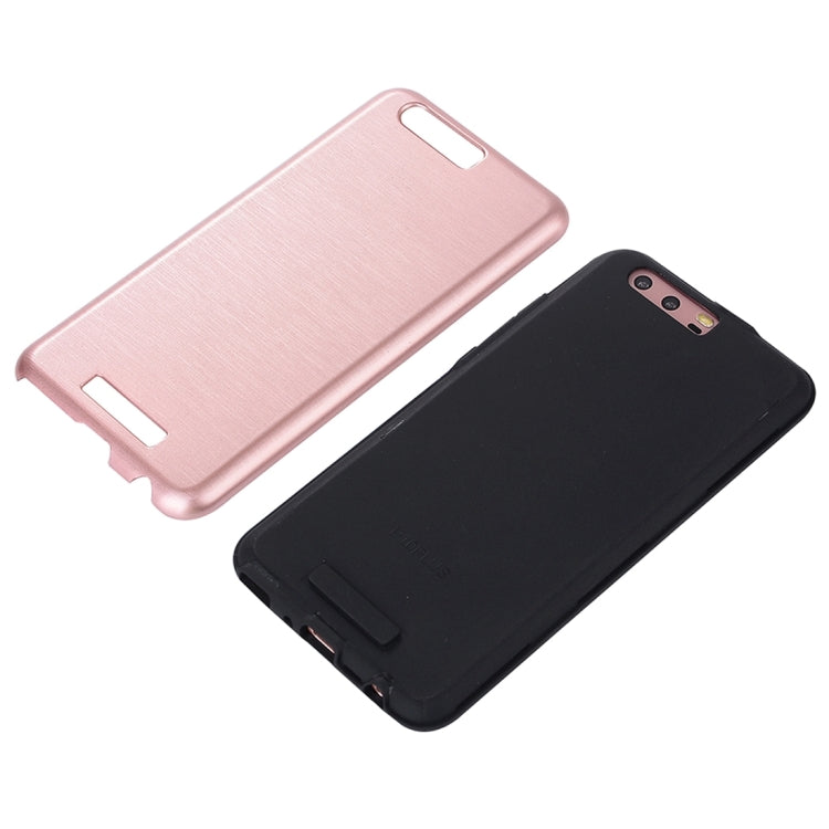 For Huawei P10 Plus Metal Brushed Texture Protective Back Case