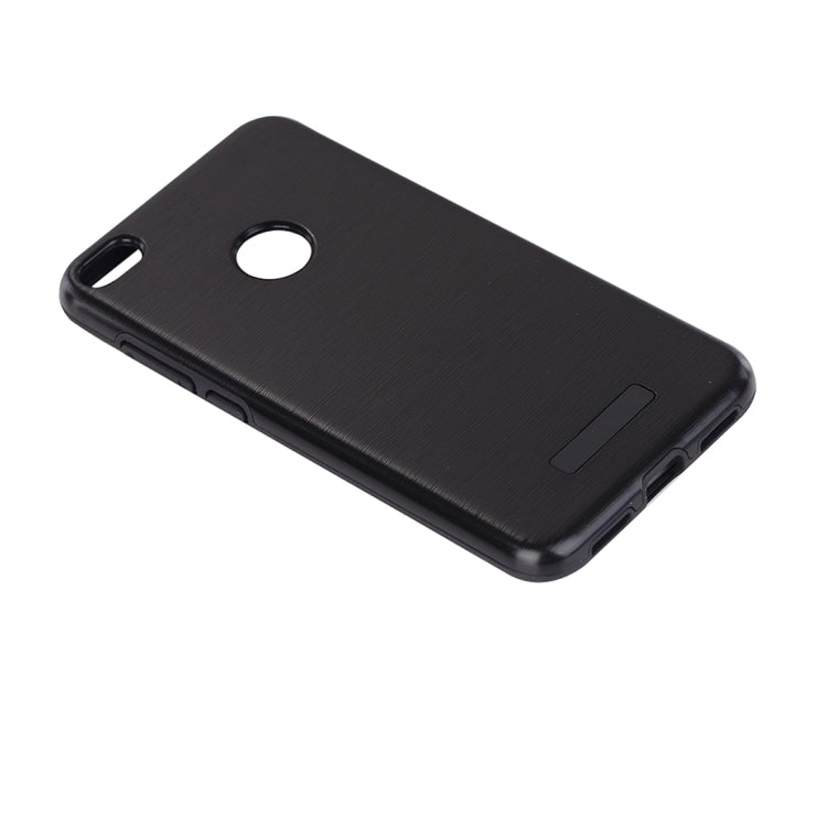 For Huawei P8 Lite (2017) Metal Brushed Texture Protective Back Case