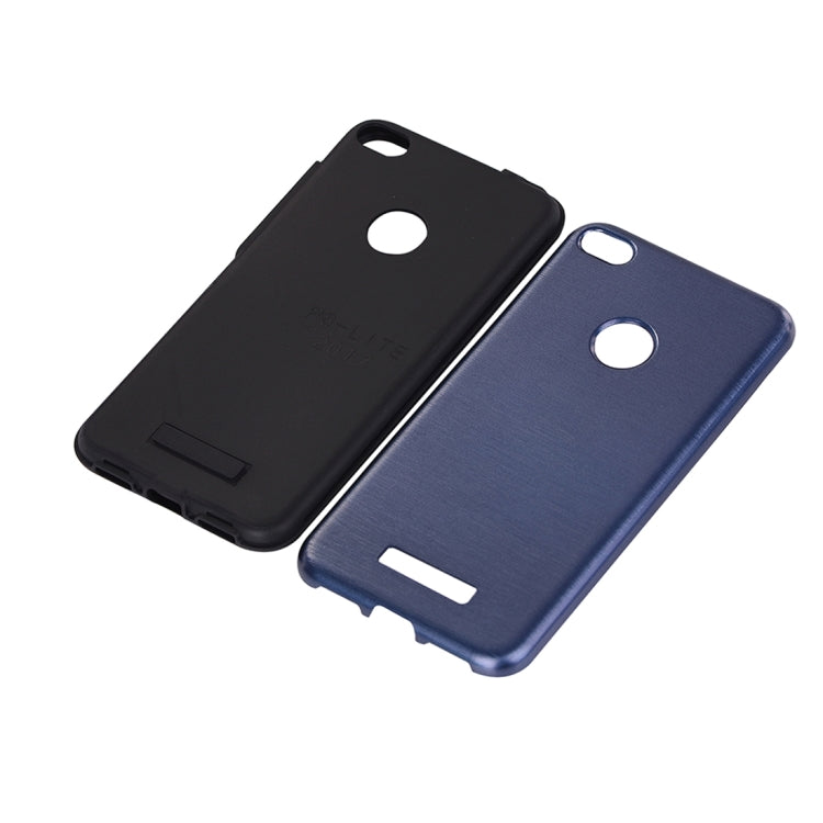 For Huawei P8 Lite (2017) Metal Brushed Texture Protective Back Case