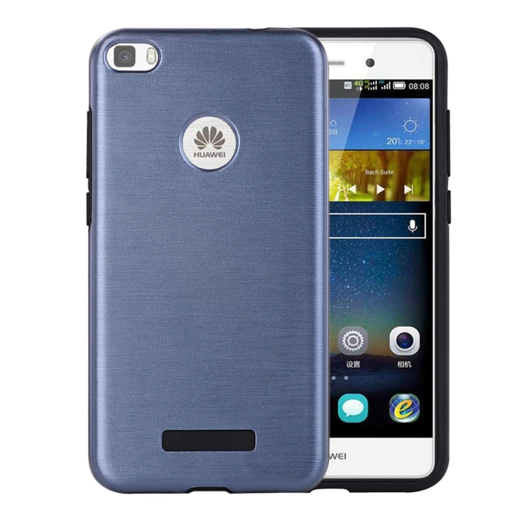 For Huawei P8 Lite (2017) Metal Brushed Texture Protective Back Case