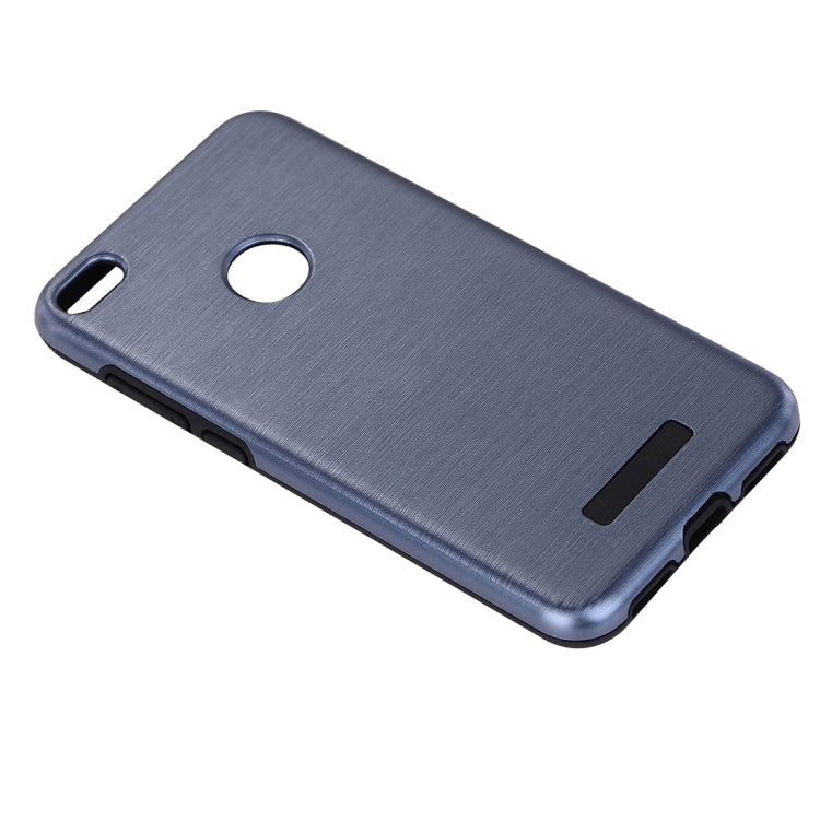 For Huawei P8 Lite (2017) Metal Brushed Texture Protective Back Case