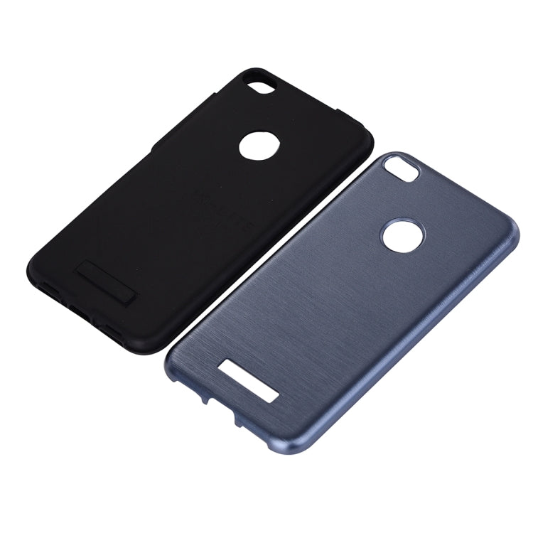 For Huawei P8 Lite (2017) Metal Brushed Texture Protective Back Case