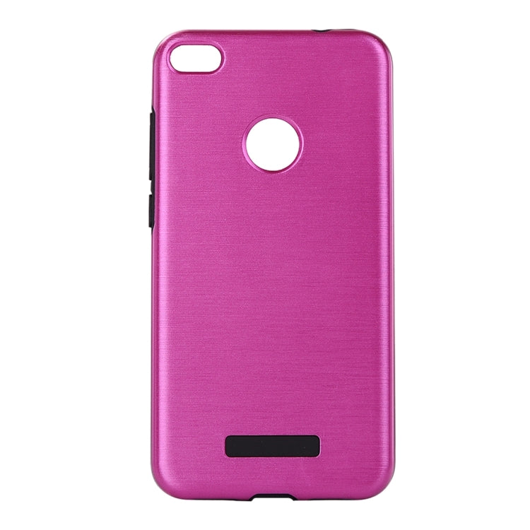 For Huawei P8 Lite (2017) Metal Brushed Texture Protective Back Case