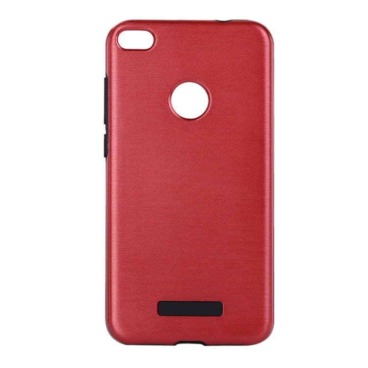 For Huawei P8 Lite (2017) Metal Brushed Texture Protective Back Case