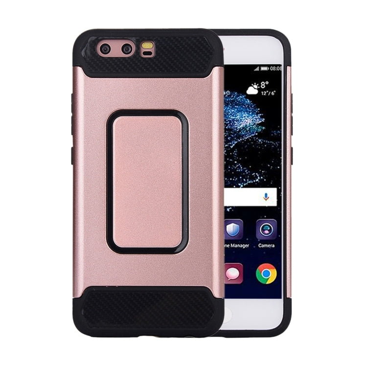 For Huawei P10 Detachable Metal Brushed Texture Protective Back Case