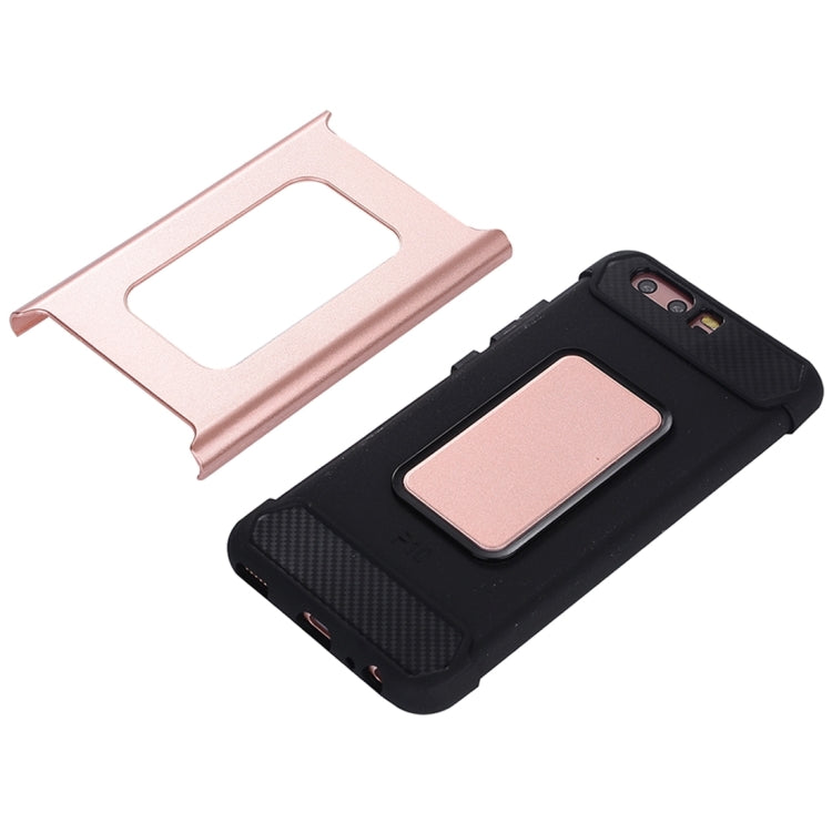 For Huawei P10 Detachable Metal Brushed Texture Protective Back Case