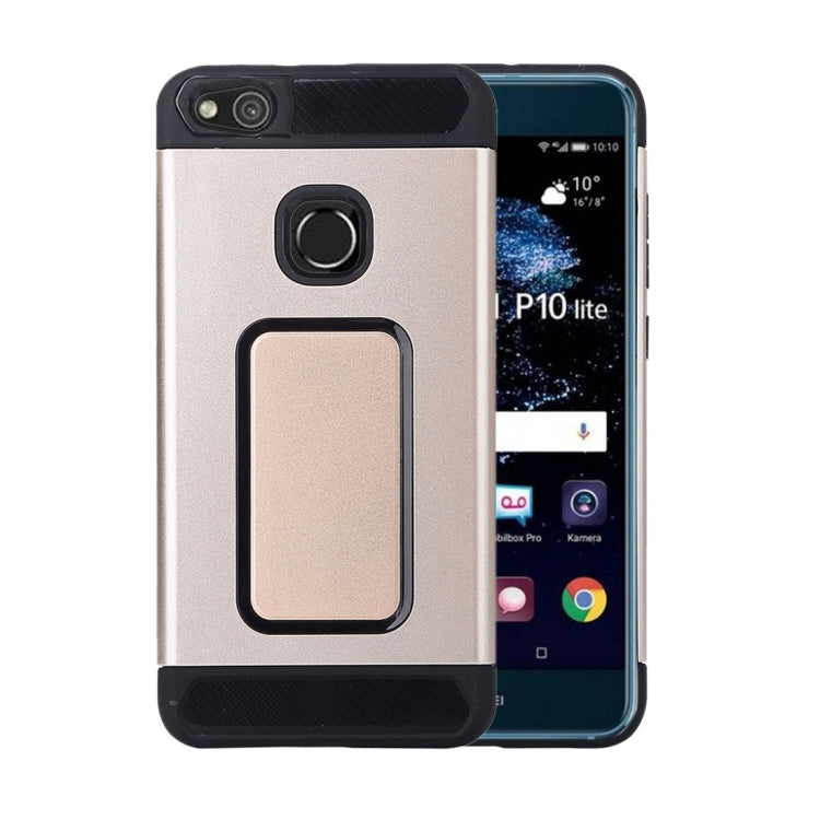 For Huawei P10 Lite Detachable Metal Brushed Texture Protective Back Case