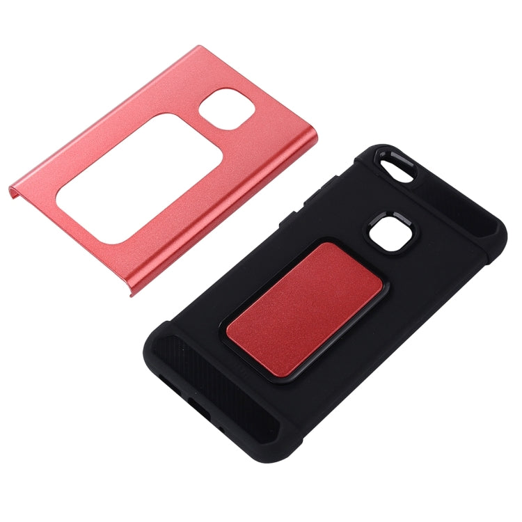 For Huawei P10 Lite Detachable Metal Brushed Texture Protective Back Case