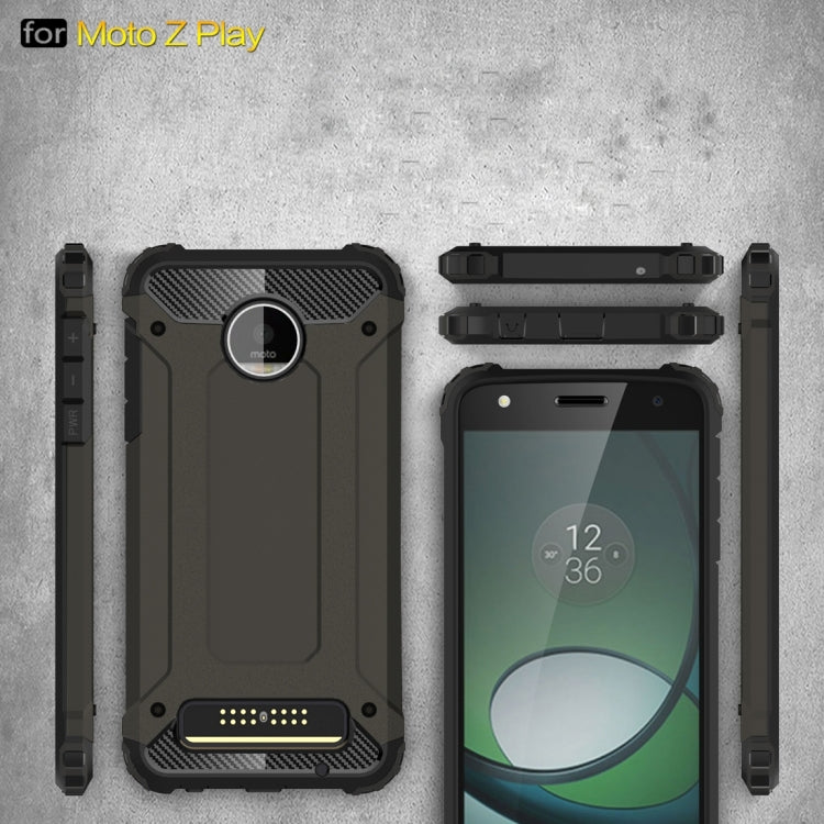 For Motorola Moto Z Play Armor TPU + PC Combination Case