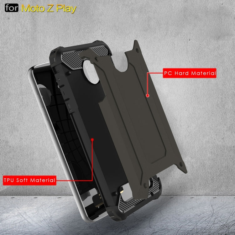 For Motorola Moto Z Play Armor TPU + PC Combination Case