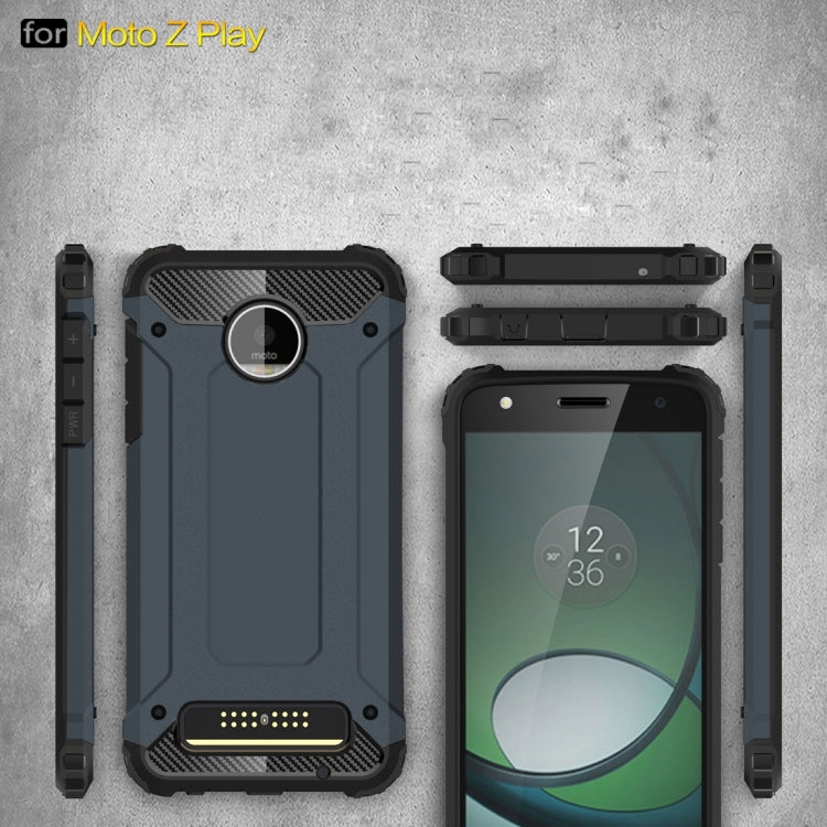 For Motorola Moto Z Play Armor TPU + PC Combination Case