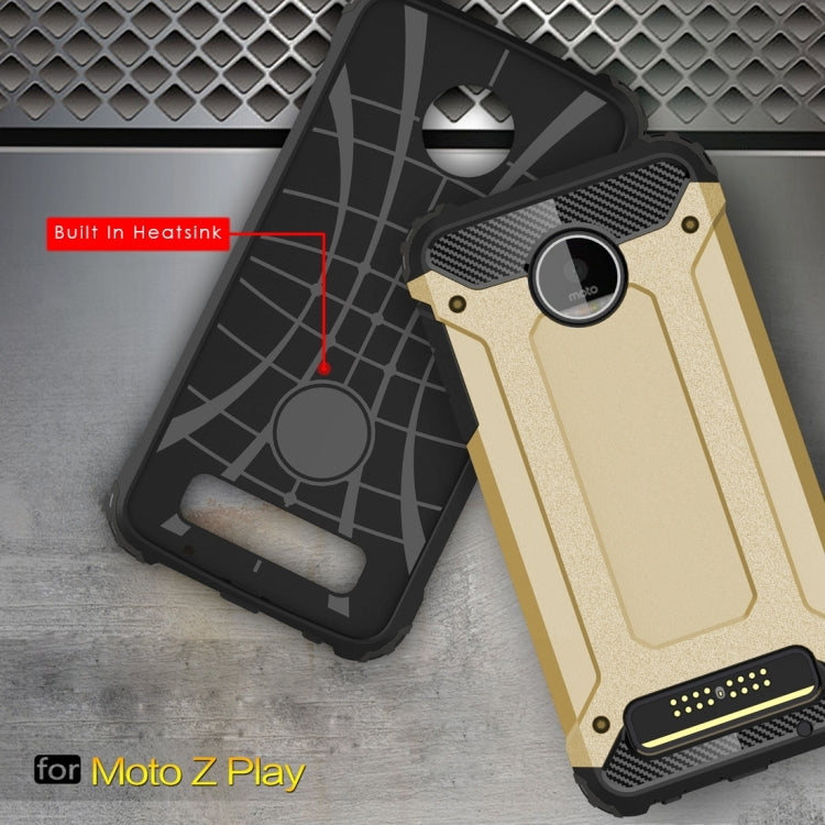 For Motorola Moto Z Play Armor TPU + PC Combination Case