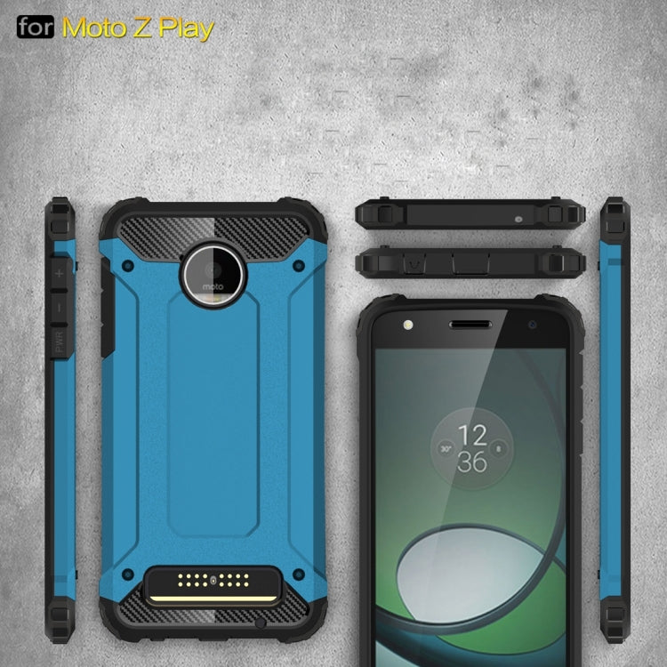For Motorola Moto Z Play Armor TPU + PC Combination Case