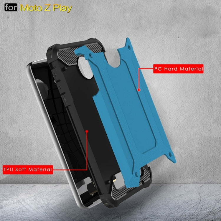 For Motorola Moto Z Play Armor TPU + PC Combination Case