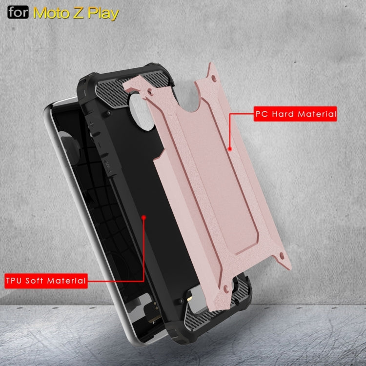 For Motorola Moto Z Play Armor TPU + PC Combination Case