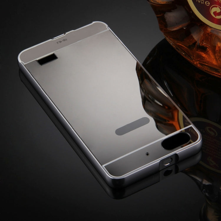 For Huawei Honor 4C Mirror Push Pull Back Shell Cover + Electroplating Bumper Frame Protective Combination Case