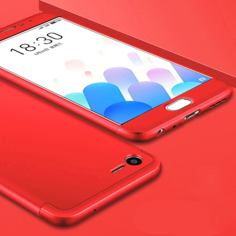 GKK for Meizu Meilan E2 PC Three - paragraph Shield 360 Degrees Full Coverage Protective Case Back Cover