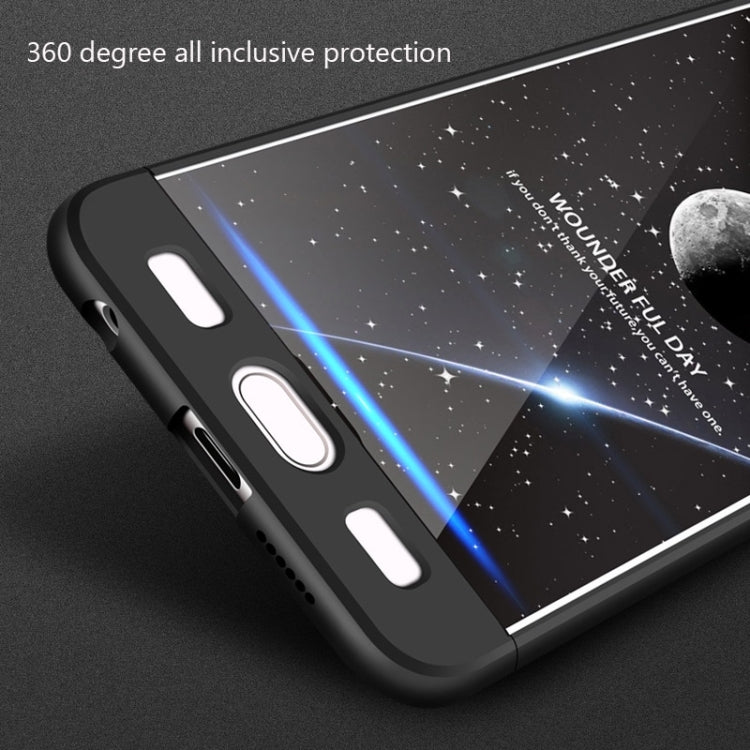 GKK for Huawei Honor 9 PC Three - paragraph Shield 360 Degrees Full Coverage Protective Case Back Cover
