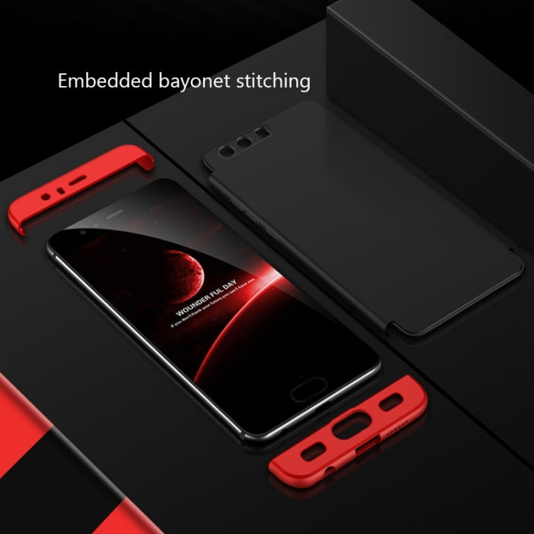 GKK for Huawei Honor 9 PC Three - paragraph Shield 360 Degrees Full Coverage Protective Case Back Cover