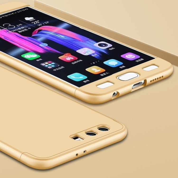 GKK for Huawei Honor 9 PC Three - paragraph Shield 360 Degrees Full Coverage Protective Case Back Cover